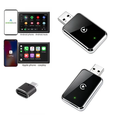 with one-click ambient light | Simsiz CarPlay və Android Auto