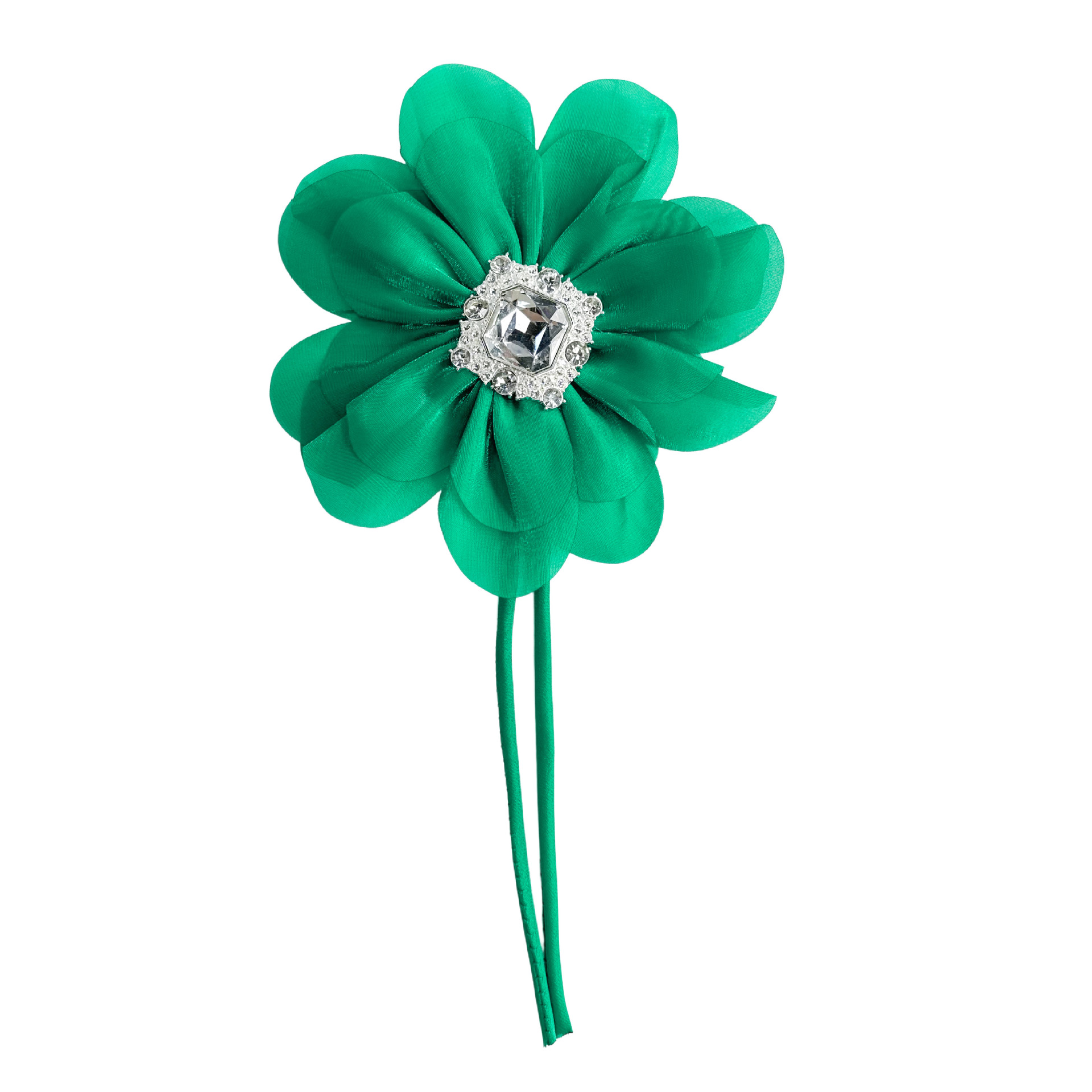 Inventario de flores de chiffon accesorios para el cabello de niños banda de cabello de diamantes multicolores flores de cabello material de ropa hecha a mano niñas clip de cabello