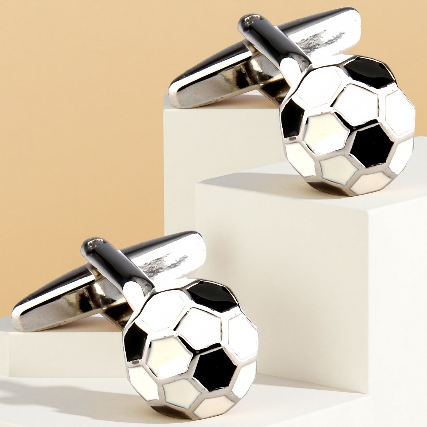 High Quality French Cufflinks Cuff Cuff Studs Men cufflinks 3D Football Shape Cufflinks TZG03543