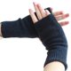 Cashmere Half-Finger Gloves Women's Winter Short Warm Knitted Wrist Gloves Men's Wool Line Leaked Fingers Student Typing