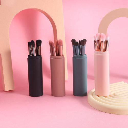 New 5-pack makeup brush set, portable eye shadow brush, eyeliner brush, complete set of makeup brushes for beginners