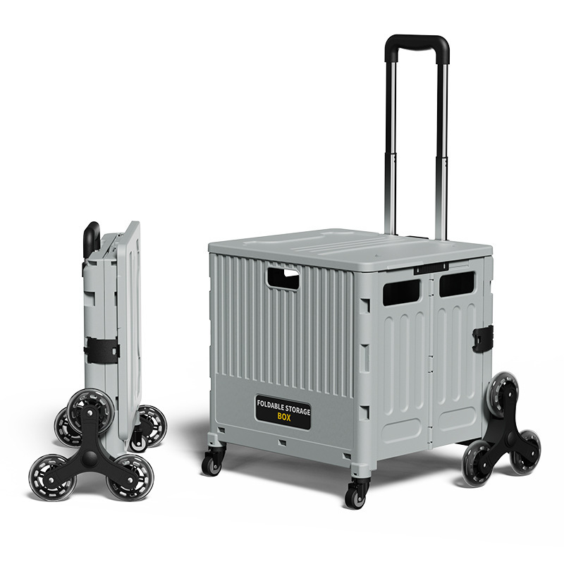 [Selección estricta] carro de compras de verduras pequeño carro de compras carro plegable de camping doméstico carro de picnic escalera expreso