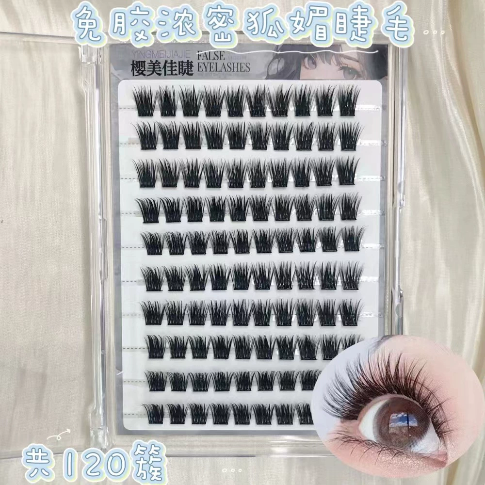False Eyelashes, mixed capacious sets, custom European style, glue-free options