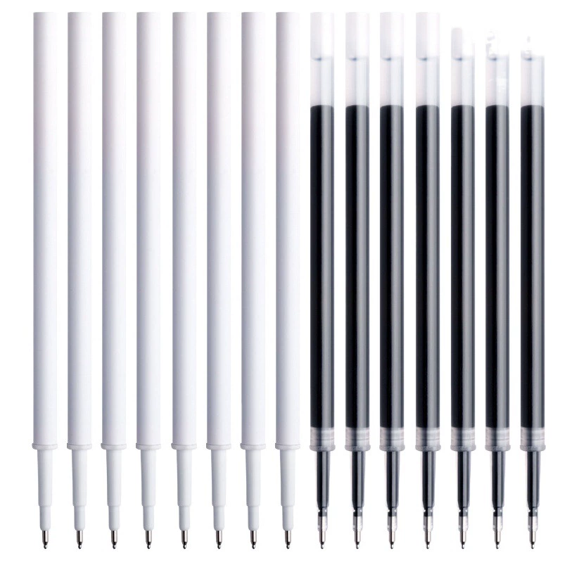 ST Refill Head Brush Название Пластиковая Подпись Push Pen Черный стержень Hulu Head Белый стержень Нейтральный стержень Refill для студенческого экзамена