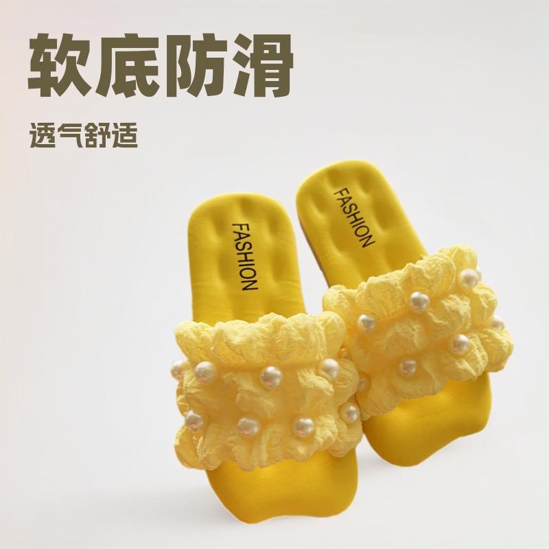 Children's Slippers New Little Princess Fairy Style Soft Bottom Non-slip Outer Dress All-match Casual Breathable Girls' Sandals