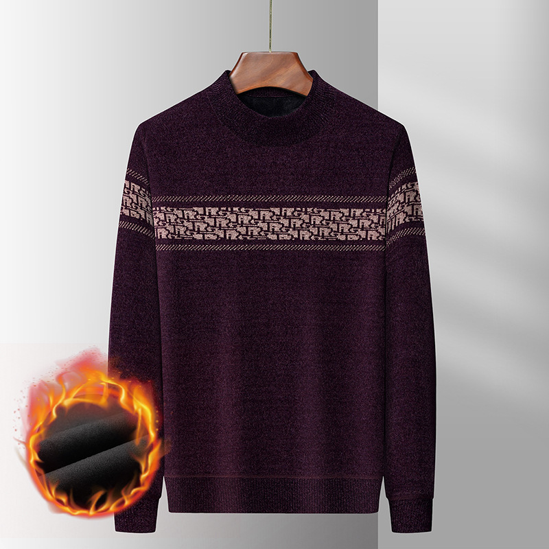 B203 보라색 셔닐 실 기모 두께