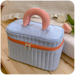 Cosmetic bag wholesale ins style 2022 small high-end large capacity women's portable skin care product storage bag portable