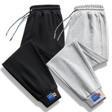 纯棉卫裤男束脚运动裤白色潮牌春秋季青年学生情侣宽松休闲裤子男