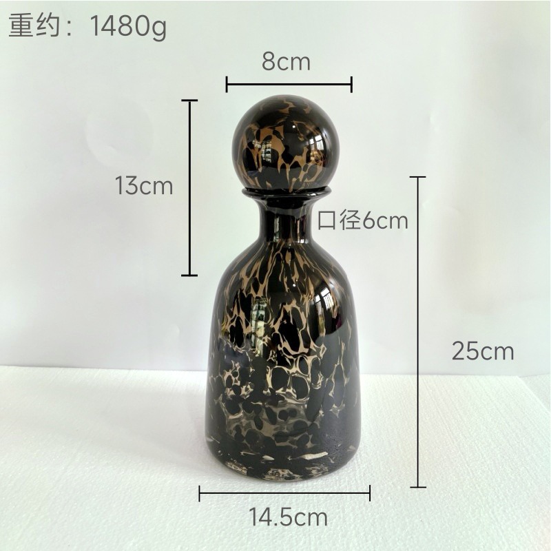 ZG1533-표범 다크 브라운