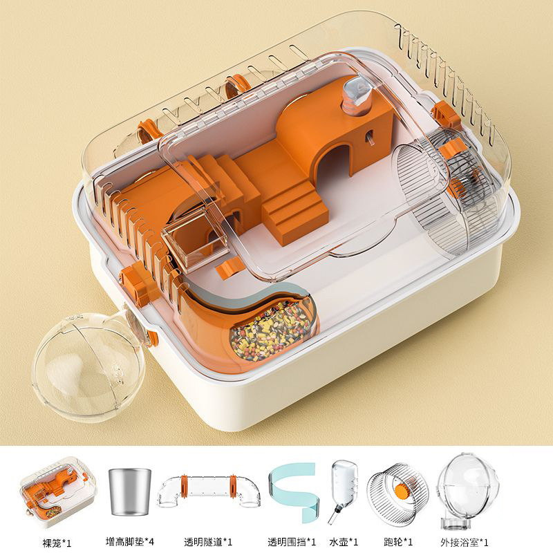 【Venta al por Menor】Jaula para Hámster Extra Grande, Villa para Hámster Golden Bear, Juego de Juguetes para Hámster, Accesorios para Hámster image 10