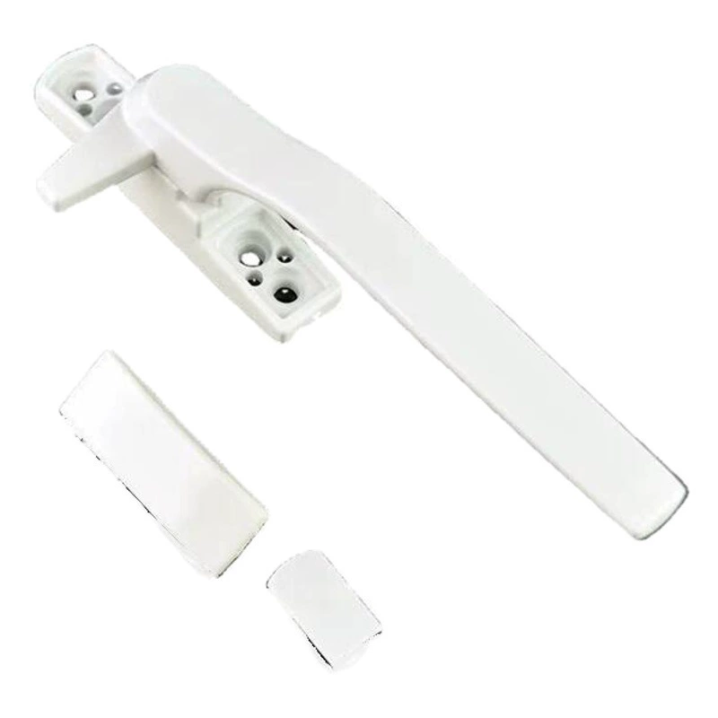 Старая пластиковая стальная ручка для окна, замена утолщенной ручки для окна, белая ручка для окна, пластиковая стальная ручка для окна, ручка