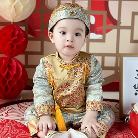 童民族服装;童旗袍/唐装;童旗袍