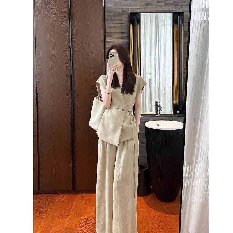 〈Jiduoyan〉0954 High-Sense Work Clothing~Office Work Clothing Ol! Khaki Casual Fashion Suit for Women