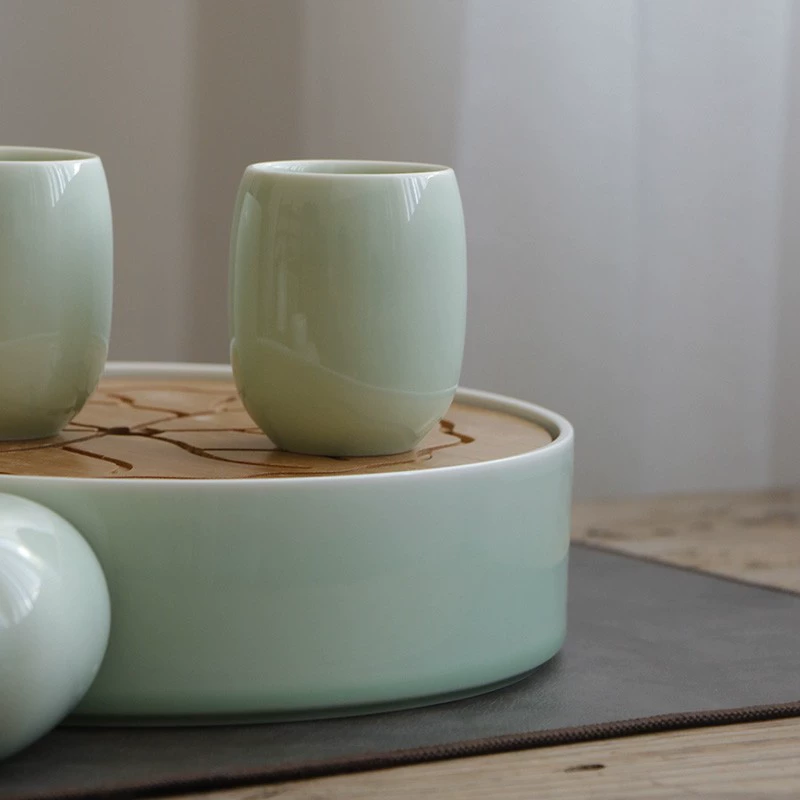Ceramic tea set for home use, big modern and minimalistic teapot, tea cup, internet celebrity
