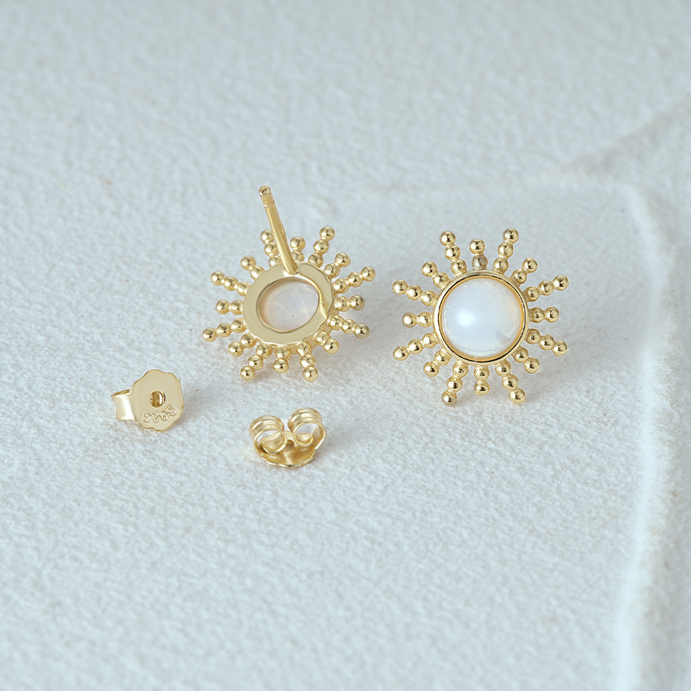 2g Weight Ear Studs Classification 1 Pair Quantity Daily Occasion 925 Sterling Silver Material Geometric Pattern Women's Gender Plating Design Simple Style Style 1 Pair 925 Sterling Silver Geometric Ear Studs 33