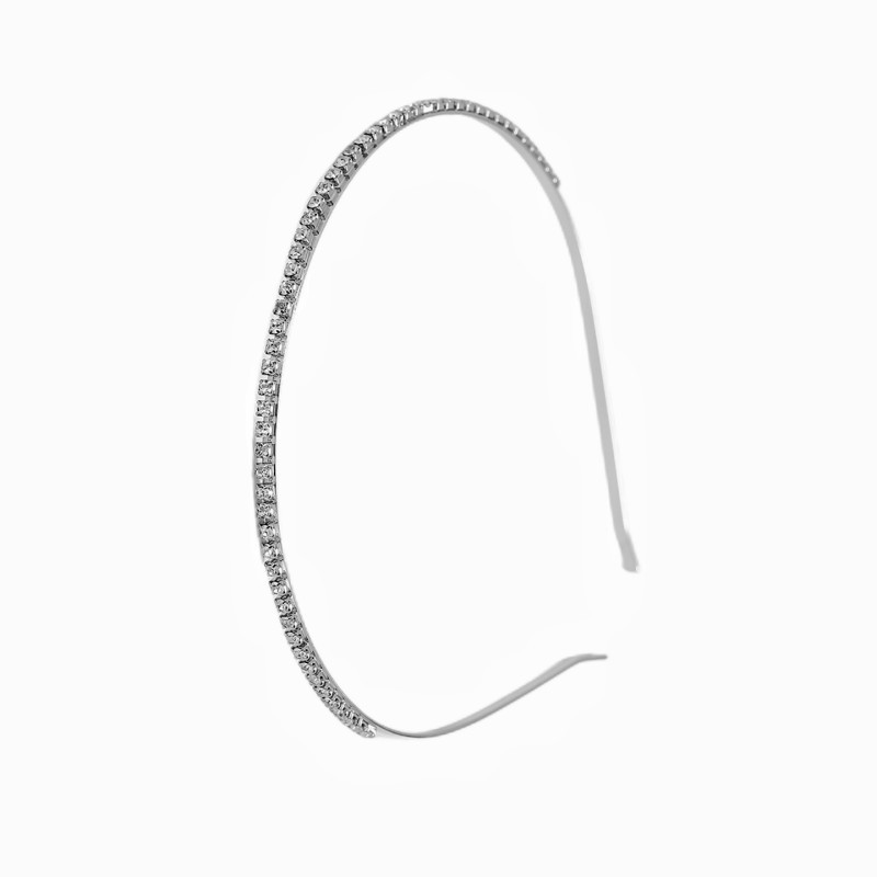 Japonés y coreano accesorios para el cabello tocado estilo coreano sola fila completa diamante rhinestone diadema dulce Joyería Al por mayor fábrica