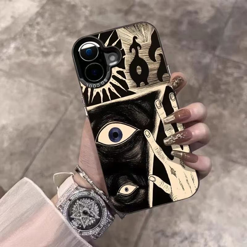 Nueva personalidad europea y americana aplicable iPhone 16 funda para teléfono móvil Apple 15promax/14 comercio exterior transfronterizo 13pro12