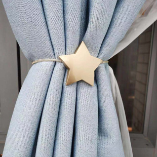 Curtain Strap Star Punch-free Cute Magnet Curtain Buckle Pair of Strap Strap Buckle Dreamy Tie Ornament