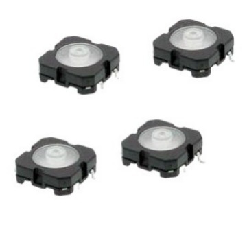 硅胶轻触开关12×12  防水按键开关贴片12*12 硅胶贴片按钮开关