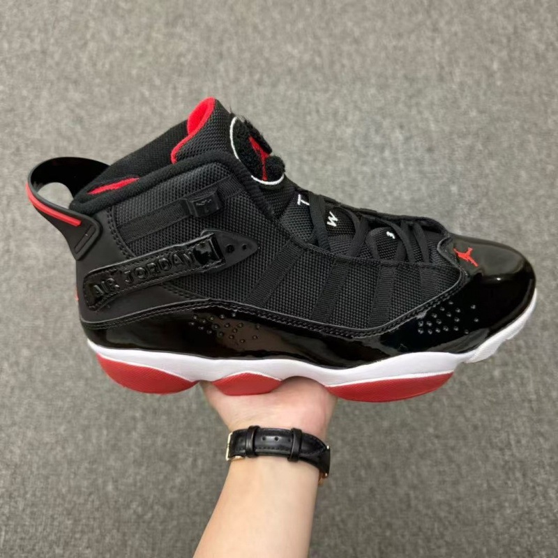 Putian Goods Air six Crown Men 's High Beauty Crown Sports absorbent Spring Professional basket shoes