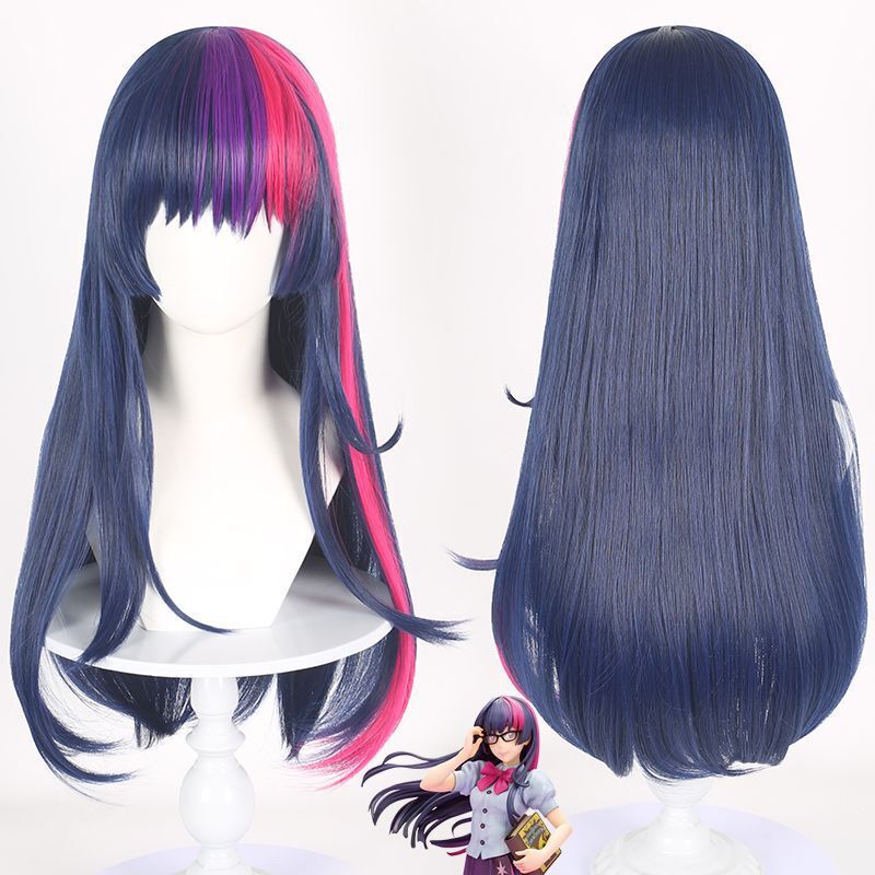 Anime Wig My Little Pony Twilight Sparkle Cosplay Wig Little Pony Twilight Sparkle Mixed Purple Rose Net Anime Wig My Little Pony Twilight Sparkle Cosplay Wig Little Pony Twilight Sparkle Mixed Purple Rose Net
