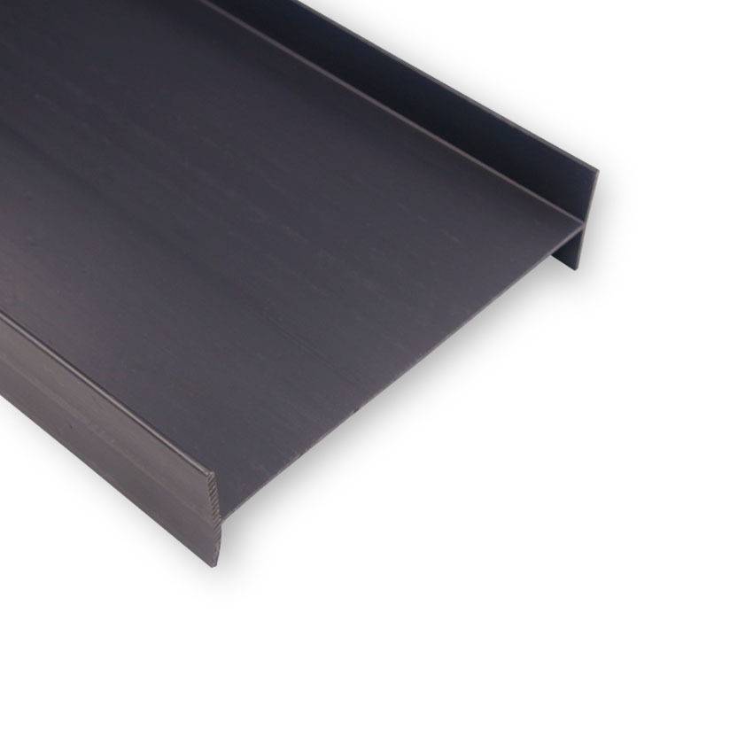 Taizhou fábrica de extrusión directa PVC perfil I tablero H tira de plástico