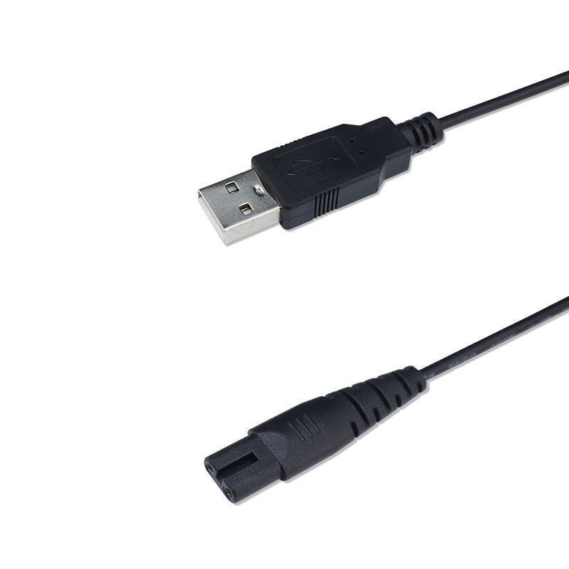 Electric Shaver Cleansing Beauty Device Dental Cleaner 12V 2A Fast Charging Cable USB Male Head to Octal Hole Power Cord Wholesale
