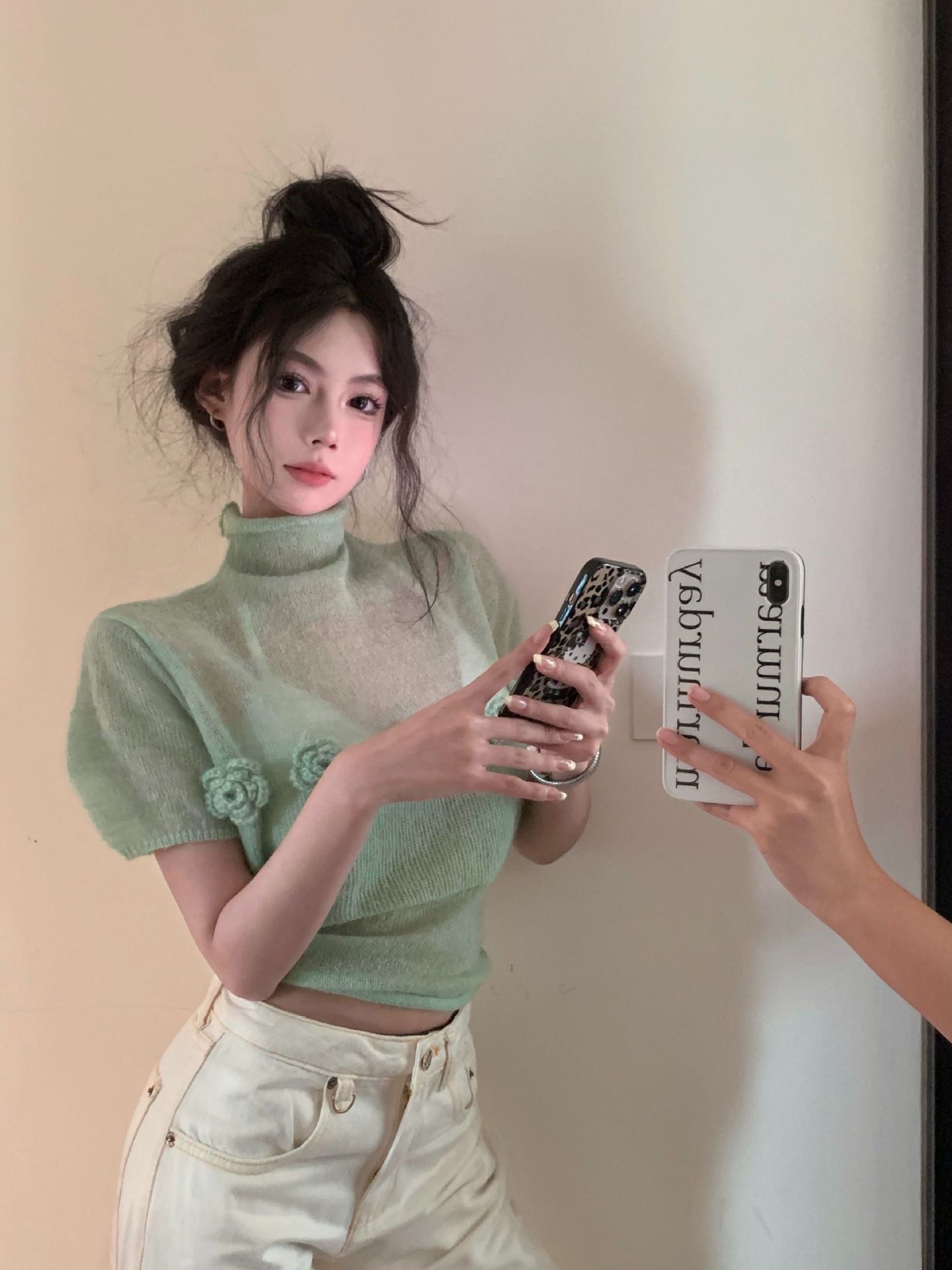 연한 녹색 [고품질]
