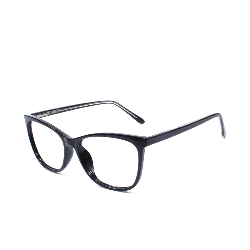 Two-color Gradient Myopia Glasses Frame Fashion Spring Leg Large Frame Blue Light Proof Flat Lens