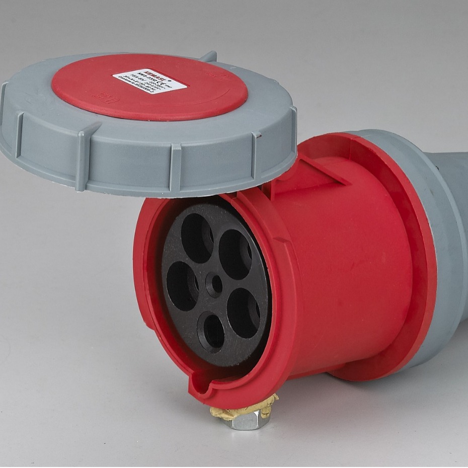 厂家直供IP67工业连接器座16A/32A/63A/125A/三芯四芯五芯