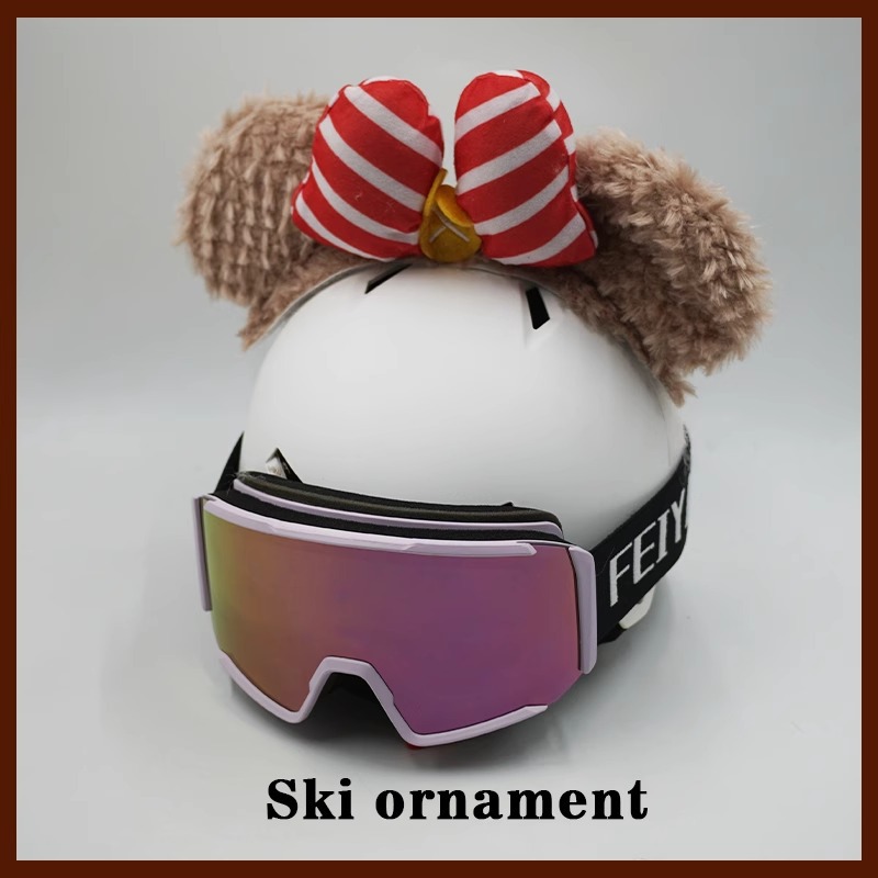 Ski Helmet Snowboard Ice Skating Personalized Ears Motorcycle Decoration