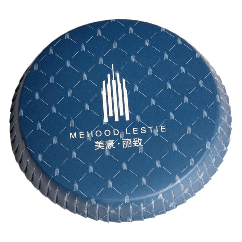 Disposable Paper Cup Lids Wholesale Custom-Made for Bars and Hair Salons to Prevent Dust, 235g White Card Paper Cup Lids Customization