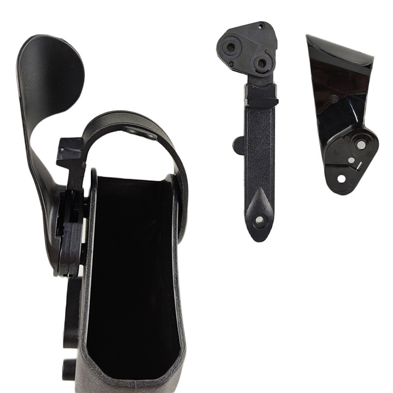 Cross-border sofa Lilan safety buckle bright curved hand guard tactical gun holster leather cover G17 plastic quick pull gun holster accessories