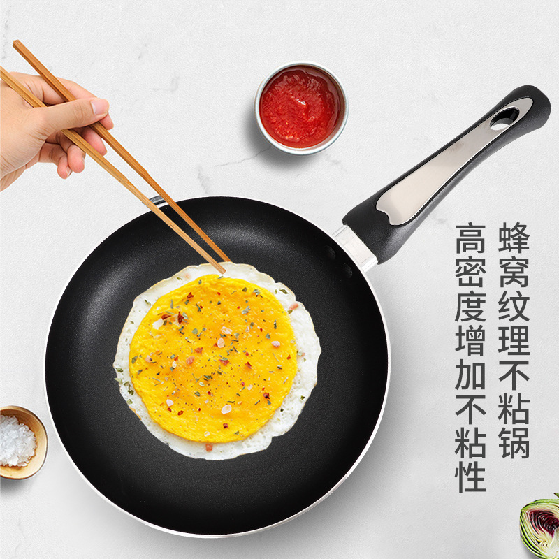 Suministro directo de fábrica wok sartén antiadherente hogar tortilla filete pan gas Cocina de Inducción hogar WOK