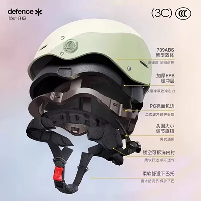 suitable for electric motorcycles, summer and: Motosiklet kaskı (dəbilqə)