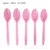 Pink spoon 10pcs