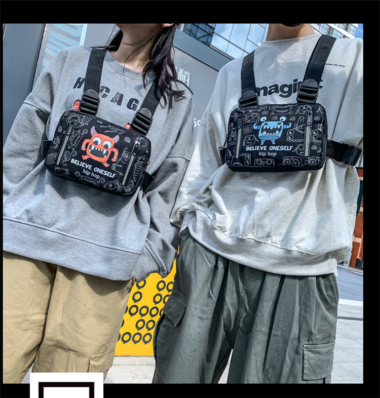 Men's Oxford Cloth Bag Casual Water Repellent Lightweight One-shoulder Messenger Tactical Bag display picture 50