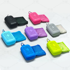 スポーツタオル冷感タオルフィットネス氷巾氷感速乾凉巾速乾温温温吸汗タオルはロゴを印刷できる