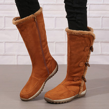 O 75500 Large size mid-calf leather boots ������ͲŮʿƤѥ