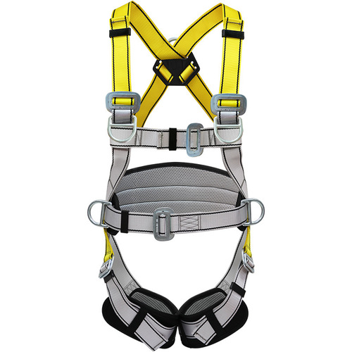 High-altitude work full five-point safety harness outdoor expansion mountain climbing rock climbing construction power construction national standard wear-resistant