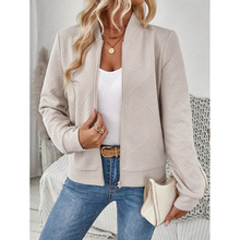 Z 21881 Baseball collar zip casual jacket �������������мп�
