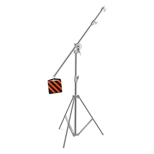 Stainless steel cross arm dual-purpose ceiling lamp holder 3.8 m stainless steel lamp holder oblique arm ceiling light support bracket for live broadcast room