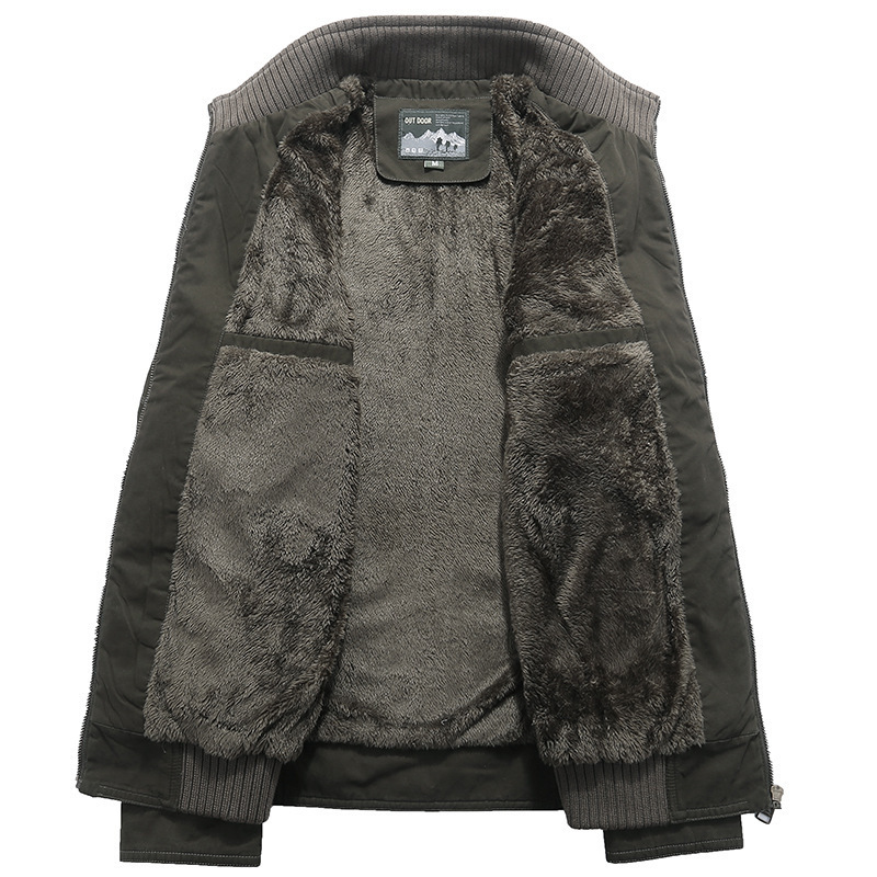 Al por mayor transfronterizo nueva ropa de algodón hombre ropa de algodón y abrigo de terciopelo corto abrigo grande al por mayor 518