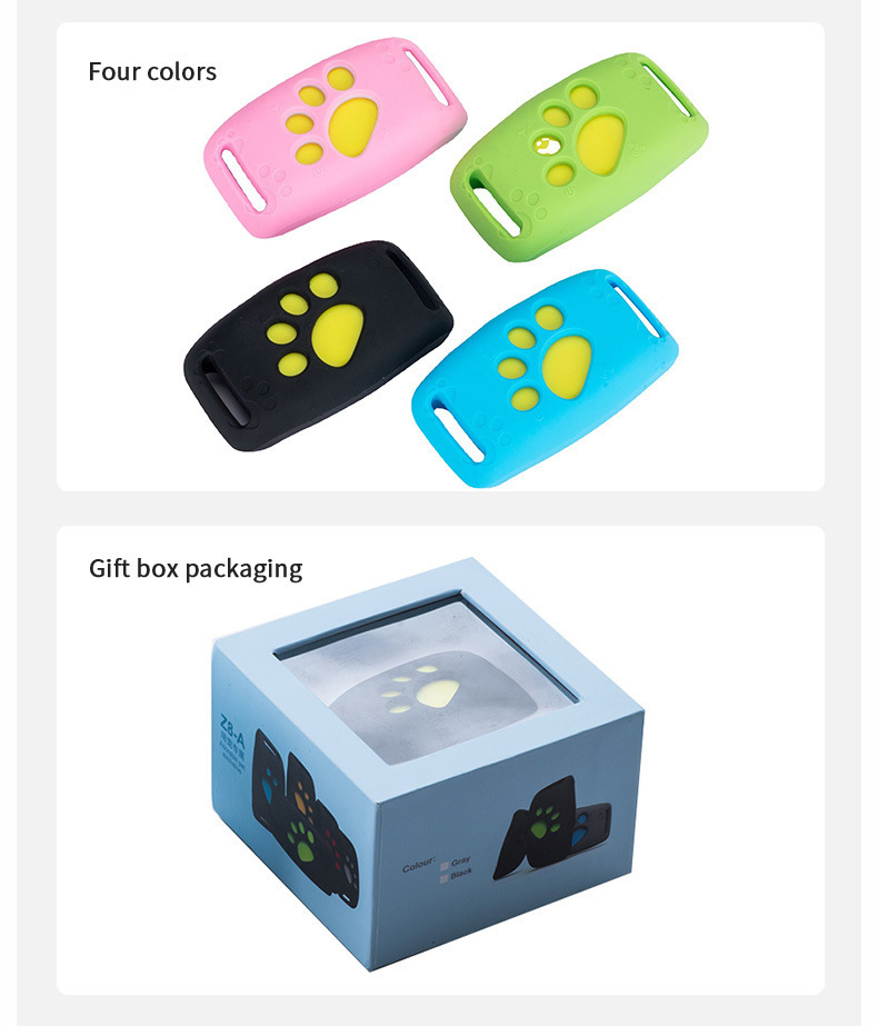 Dog GPS Tracker, Smart Pet Locator, Lightweight Anti-Loss Waterproof Satellite Device