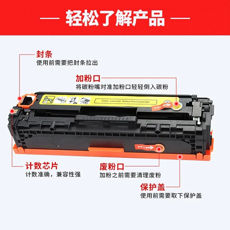 Aplicación de la Caja de tóner HP ce310a m176n m175a m177fw cp1025
