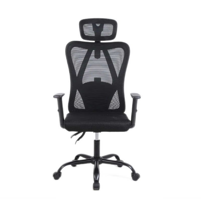 Silla de oficina, respaldo giratorio ajustable, reposabrazos reclinables, ergonomía, sedentario, cómodo, soporte de cintura, silla de jefe de computadora