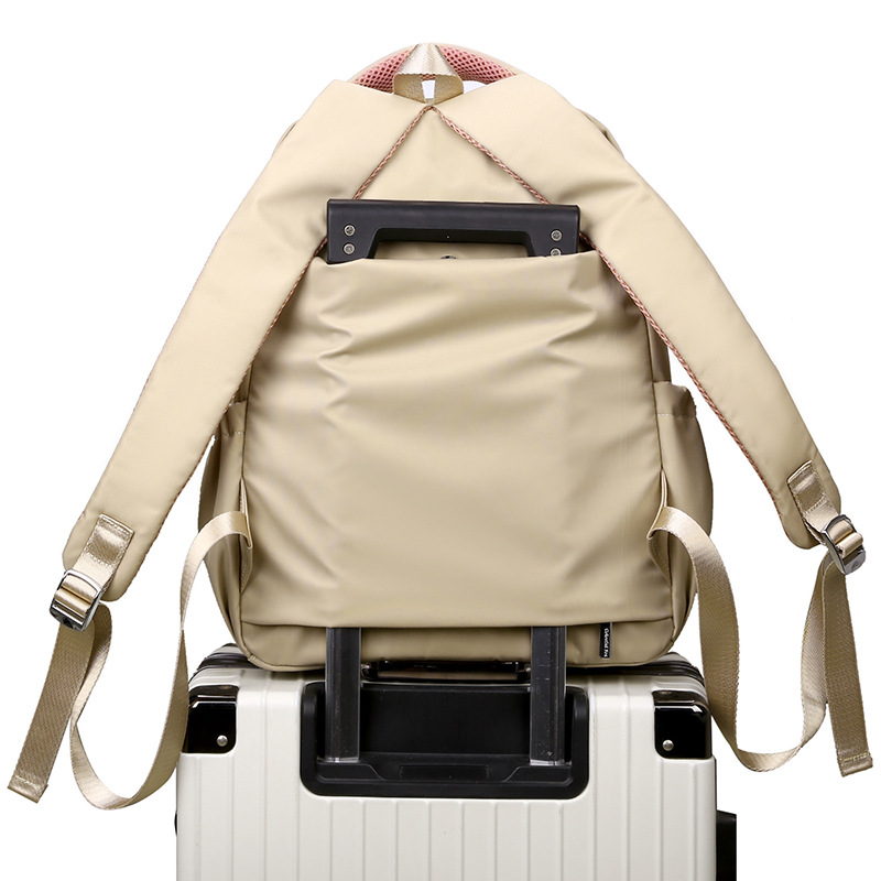 Colorful Fox New Women's Business Travel Multi layer Large Capacity Anti splash Backpack Lightweight_voghion.com