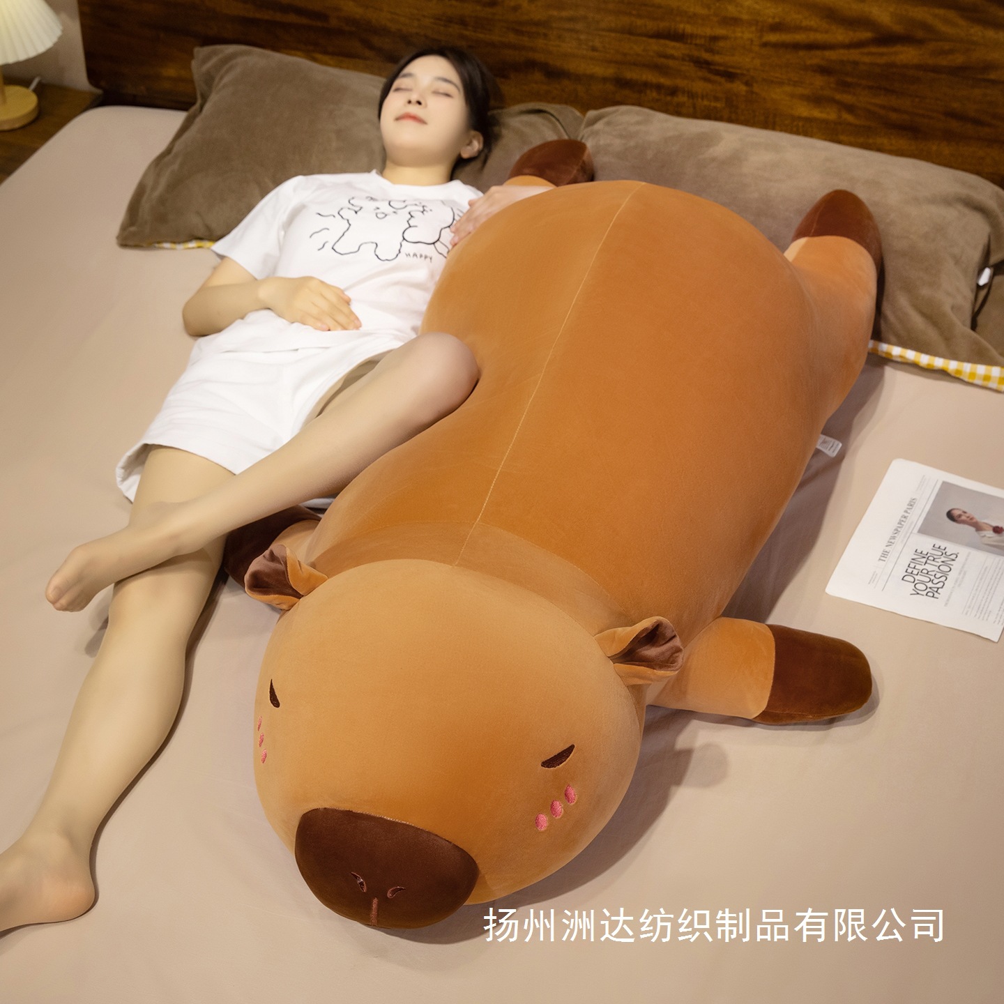 Gordar delfín almohada lindo capibara peluche muñeca de tela muñeca regalo de cumpleaños muñeca