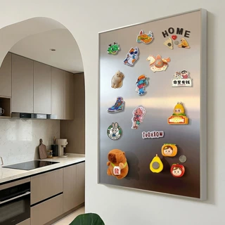 新款不锈钢磁吸DIY挂画现代极简客厅餐厅装饰画包豪斯壁画批发