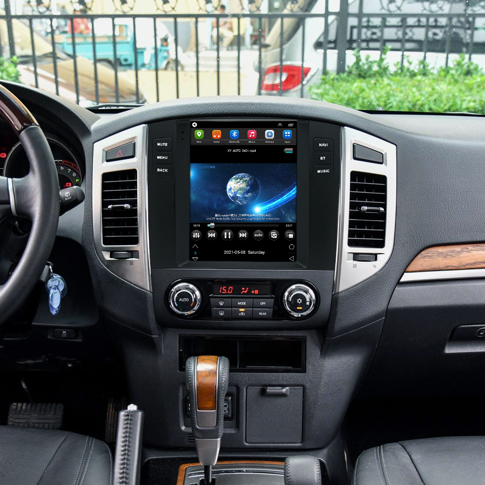 Aplicable a 09-15 Pajero coche navegación 9,7 pulgadas de pantalla vertical de control central Android coche reproductor de todo en una máquina